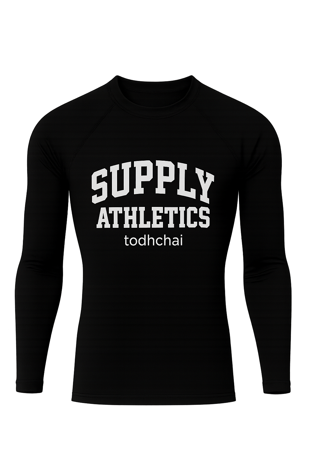 Supply Athletics Long Sleeve Compression Tee Black