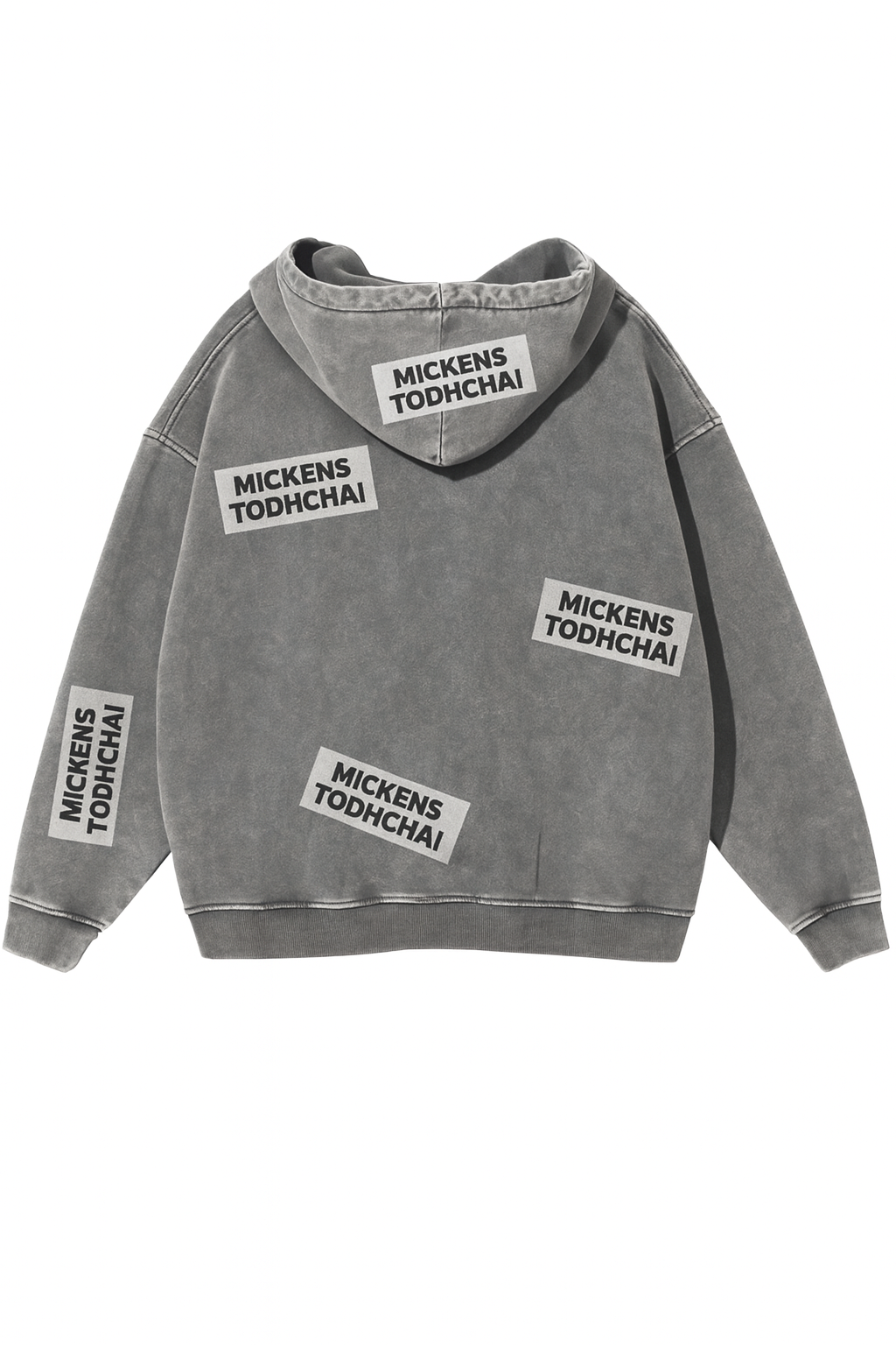 MT Velcro Patch Hoodie Grey