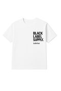 Black Label Supply Tee White/Black