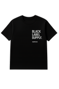Black Label Supply Tee Black