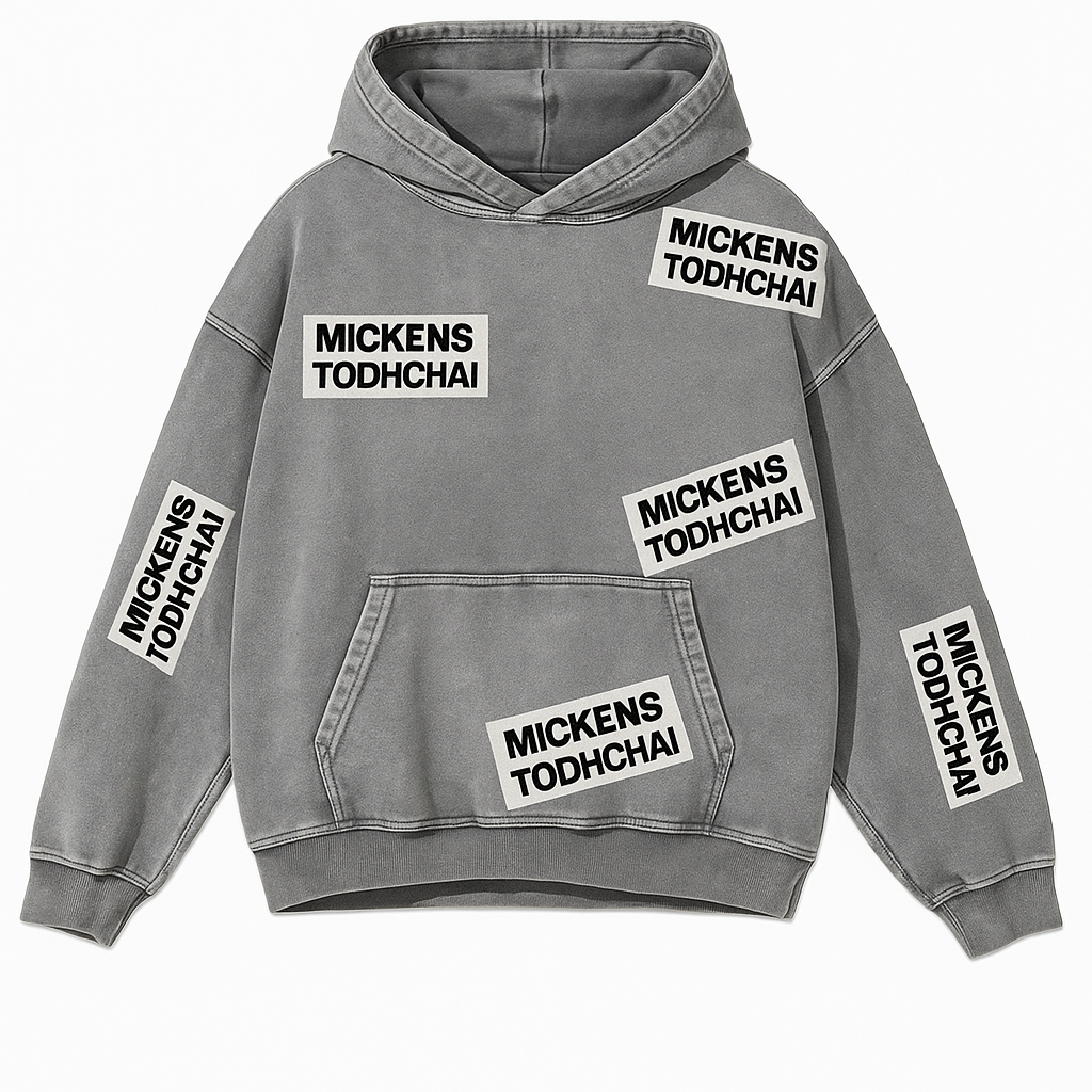 MT Velcro Patch Hoodie Grey